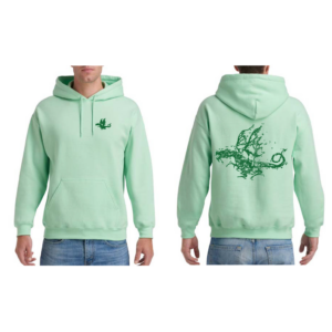 Mint Water Dragon Hoodie