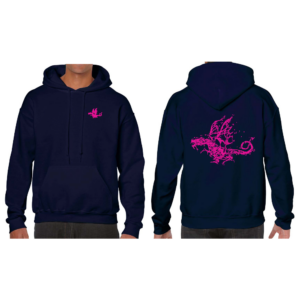 Navy Water Dragon Hoodie