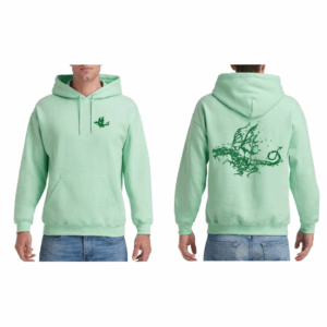 Water Dragon Hoodie - Mint